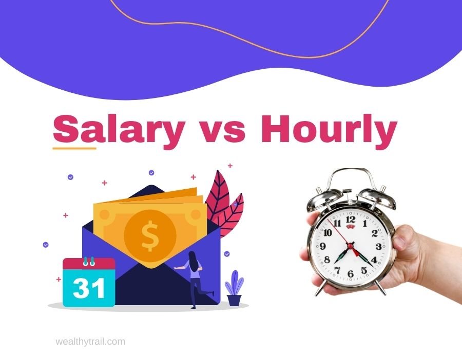 the difference between salary and hourly pay