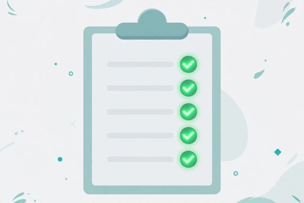 Lead magnet checklist icon for email list building beginners