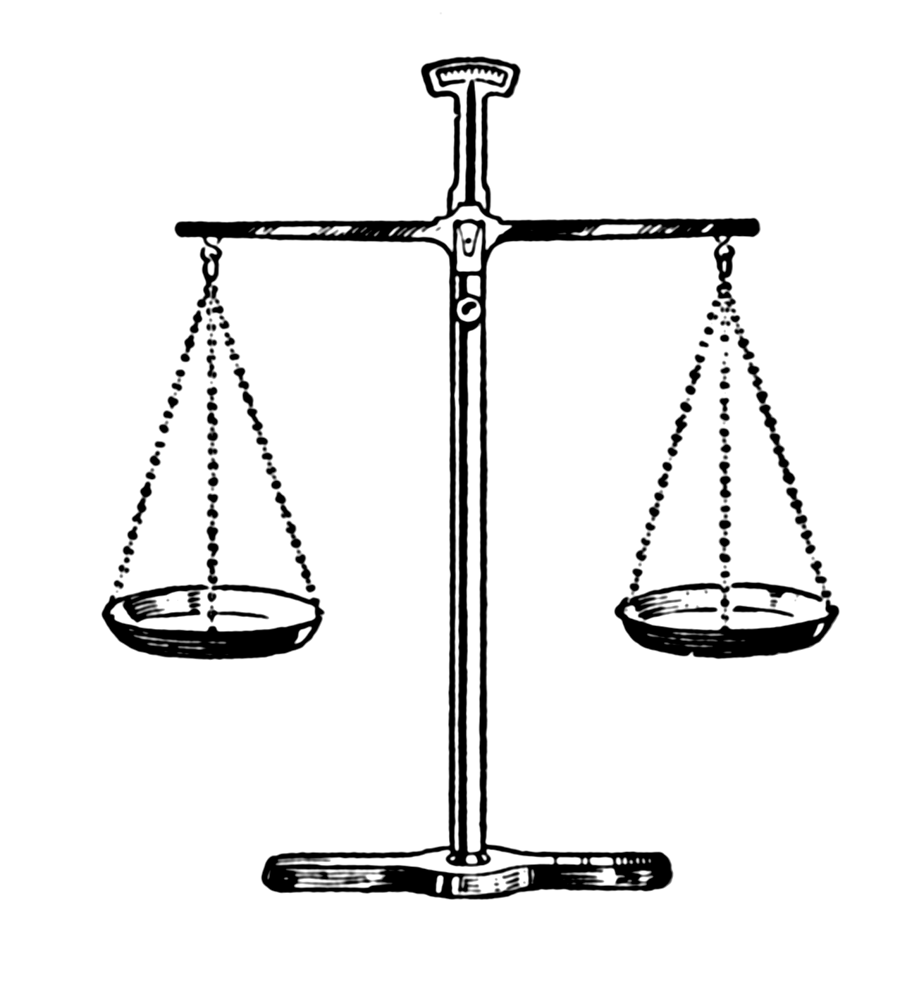 Scales of justice symbolizing a balanced, honest product comparison