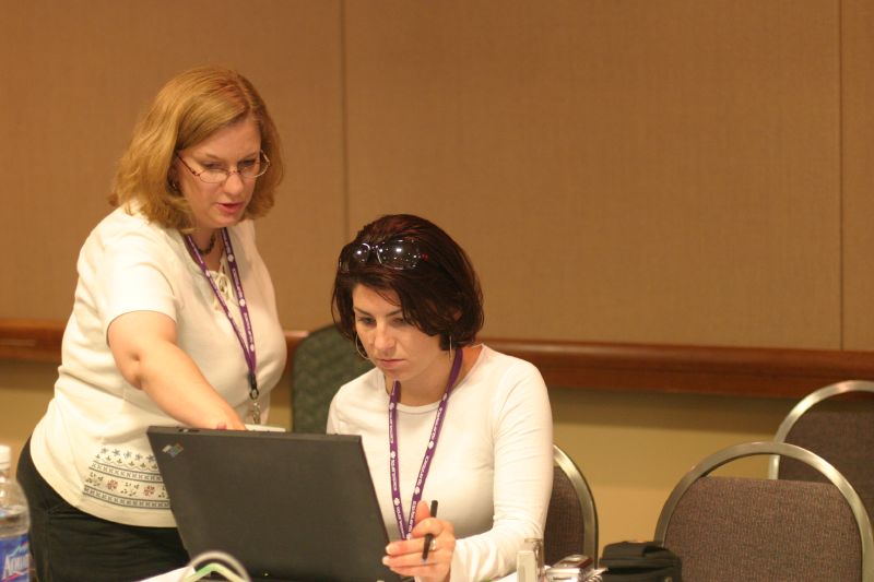 WordPress training on a laptop