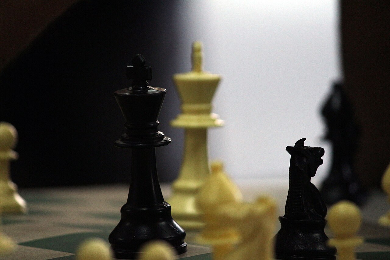 A chessboard, representing the strategy behind placing commercial pages in a cluster